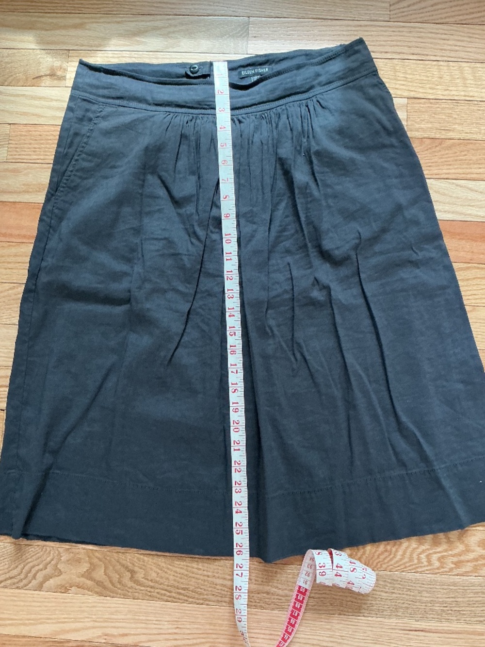Like New Eileen Fisher Linen/Viscose Skirt M
